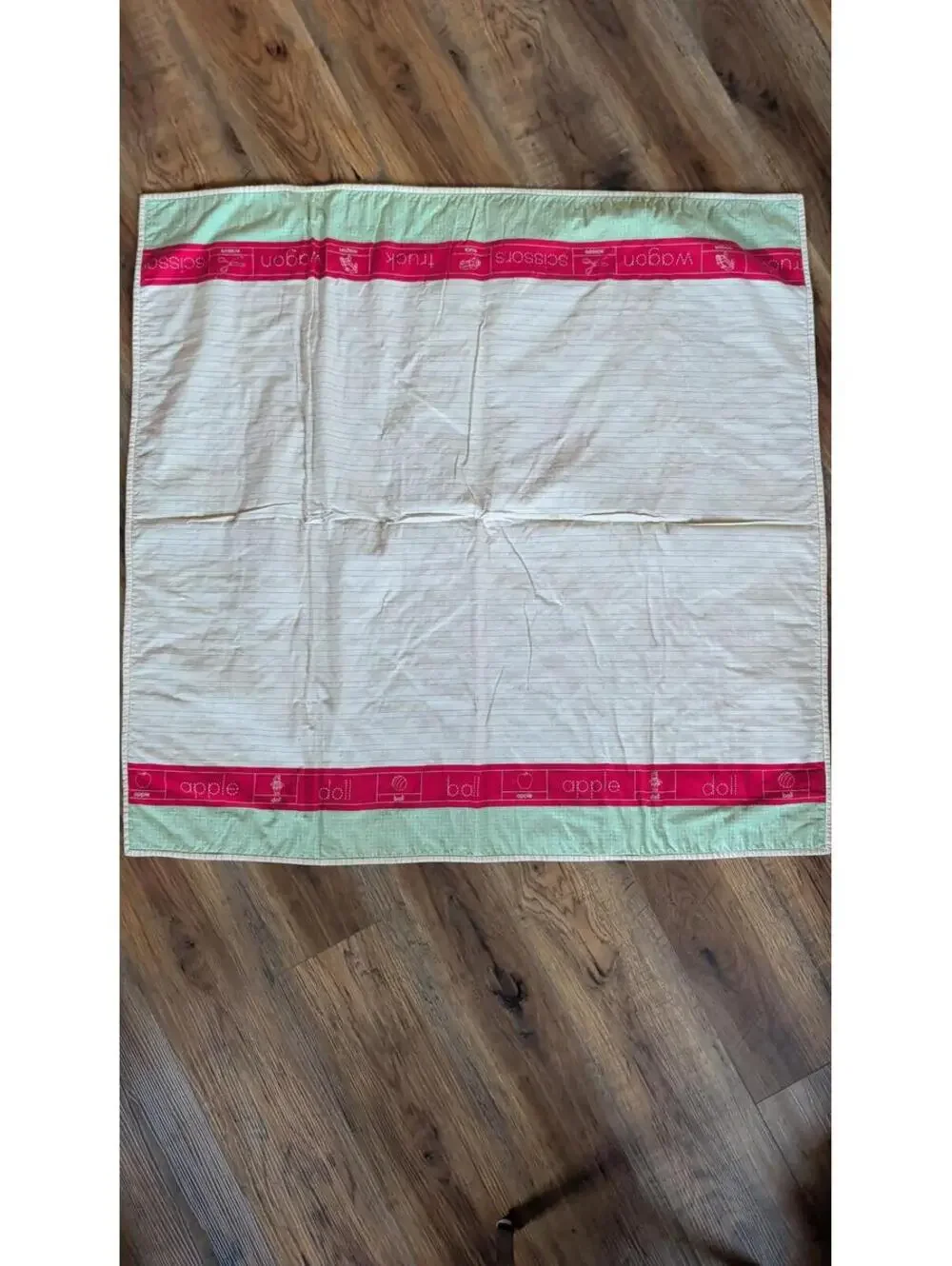 Handmade Floral Patchwork Quilt 42x42